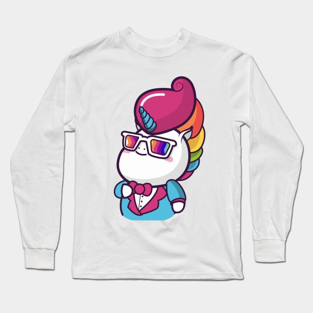 Sir Unicorn Long Sleeve T-Shirt by TheMioStore